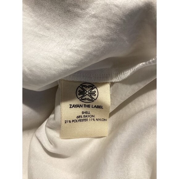 ZAYAN THE LABEL Gold One Shoulder Kaftan Beaded Size 14 Designer Wedding Boho - Picture 9 of 10